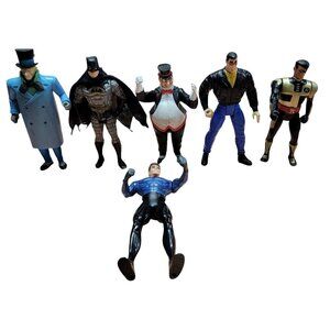 Vintage DC Comics Batman Action Figures Lot 1990s